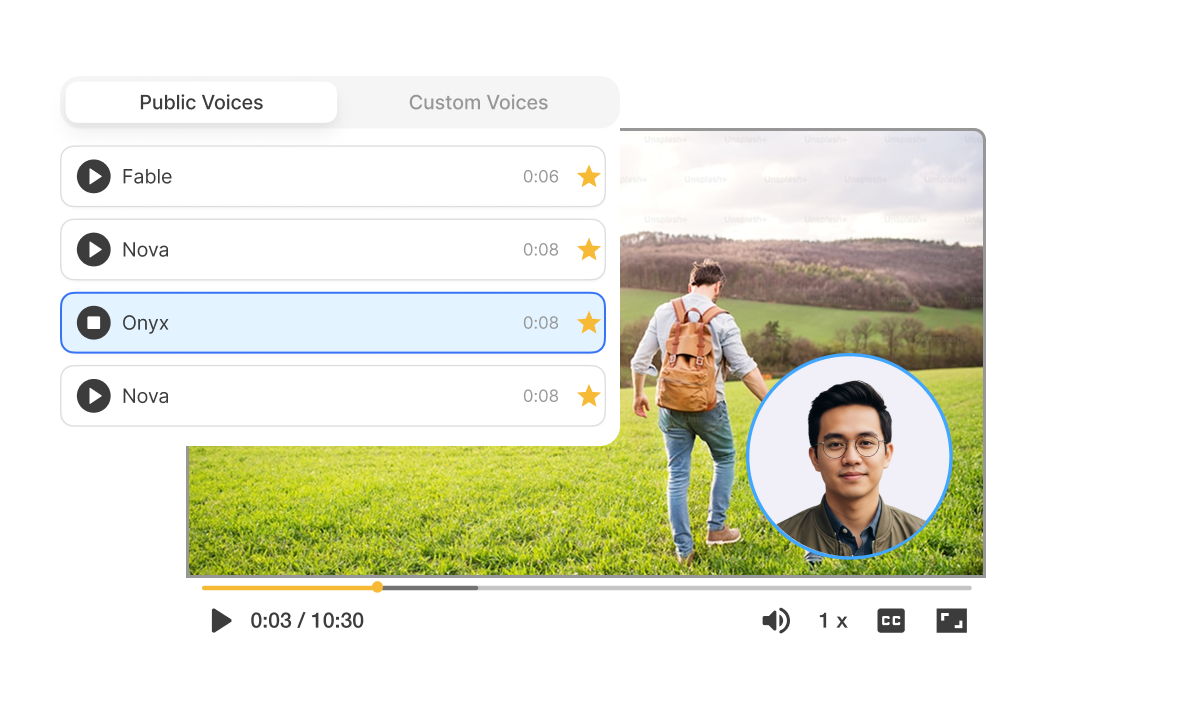 How to create AI custom voice for personalized training, marketing, and explainer videos